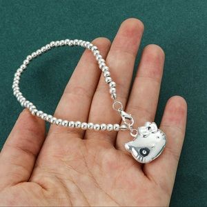 🌬️ Fashion Hello Kitty Silver Bracelet